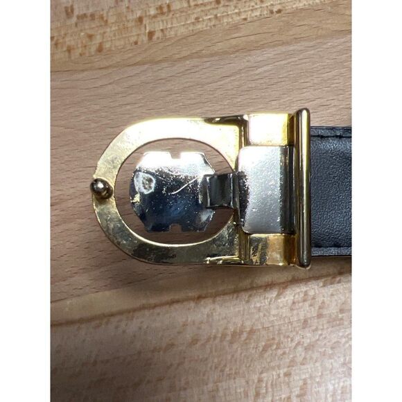 Black Croc Pattern Belt - Picture 5 of 5